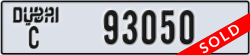 dubai - code - C - number -93050