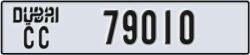 dubai - code - CC - number -79010