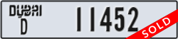 dubai - code - D - number -11452