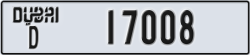 dubai - code - D - number -17008