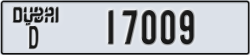 dubai - code - D - number -17009