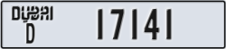 dubai - code - D - number -17141