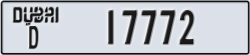 dubai - code - D - number -17772