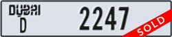 dubai - code - D - number -2247