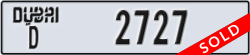 dubai - code - D - number -2727