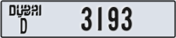 dubai - code - D - number -3193