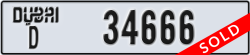 dubai - code - D - number -34666