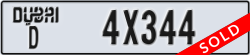 dubai - code - D - number -4X344