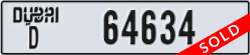 dubai - code - D - number -64634