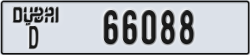 dubai - code - D - number -66088