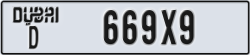 dubai - code - D - number -669X9