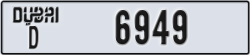 dubai - code - D - number -6949