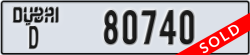dubai - code - D - number -80740
