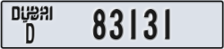 dubai - code - D - number -83131