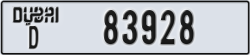 dubai - code - D - number -83849