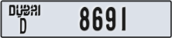 dubai - code - D - number -8691