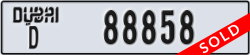 dubai - code - D - number -88858