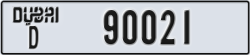 dubai - code - D - number -90021