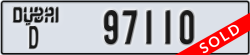 dubai - code - D - number -97110