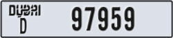 dubai - code - D - number -97959