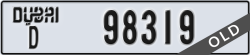 dubai - code - D - number -98319