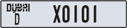 dubai - code - D - number -X0101