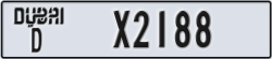 dubai - code - D - number -X2188