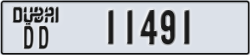 dubai - code - DD - number -11491