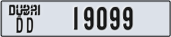 dubai - code - DD - number -19099