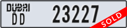 dubai - code - DD - number -23227