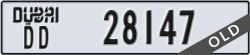 dubai - code - DD - number -28147