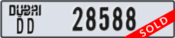 dubai - code - DD - number -28588