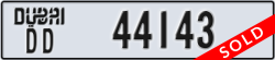 dubai - code - DD - number -44143