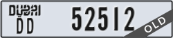 dubai - code - DD - number -52512