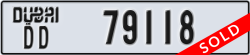 dubai - code - DD - number -79118