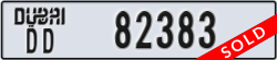 dubai - code - DD - number -82383