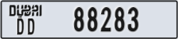 dubai - code - DD - number -88283