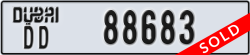 dubai - code - DD - number -88683