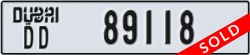 dubai - code - DD - number -89118
