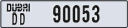 dubai - code - DD - number -90053