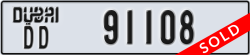 dubai - code - DD - number -91108