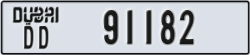 dubai - code - DD - number -91182