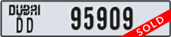 dubai - code - DD - number -95909