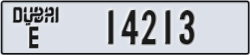 dubai - code - E - number -14213