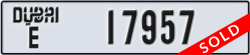 dubai - code - E - number -17957
