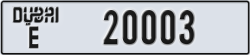 dubai - code - E - number -20003