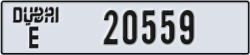 dubai - code - E - number -20559