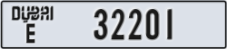 dubai - code - E - number -32201