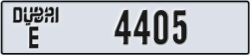dubai - code - E - number -4405