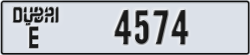 dubai - code - E - number -4574